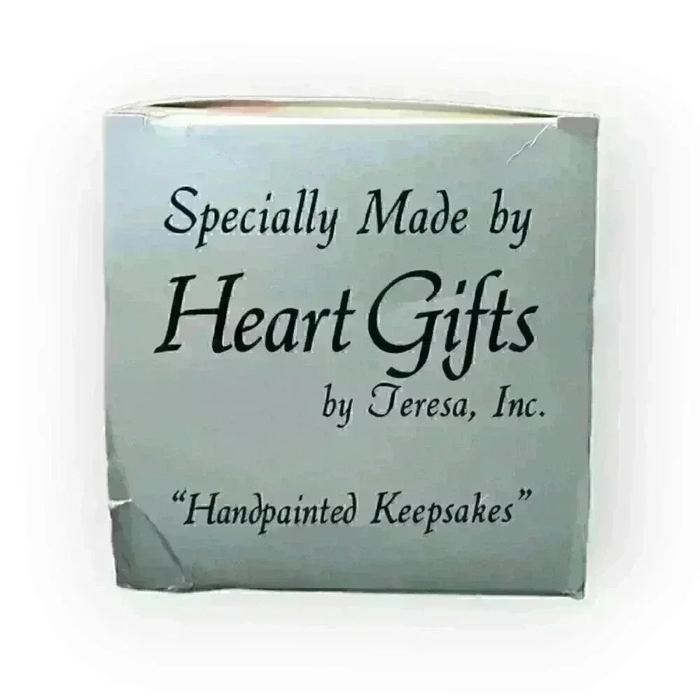 Christmas Ornament Dillard's Heart Gifts Hand Painted Swarovksi Blessed.. Friend - Picture 7 of 8